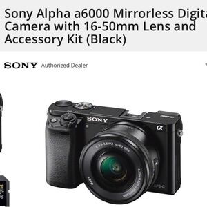 Sony a6000 mirrorless camera